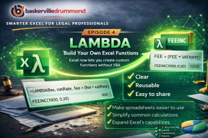 Episode 4: LAMBDA – Build your own Excel functions - Baskerville ...